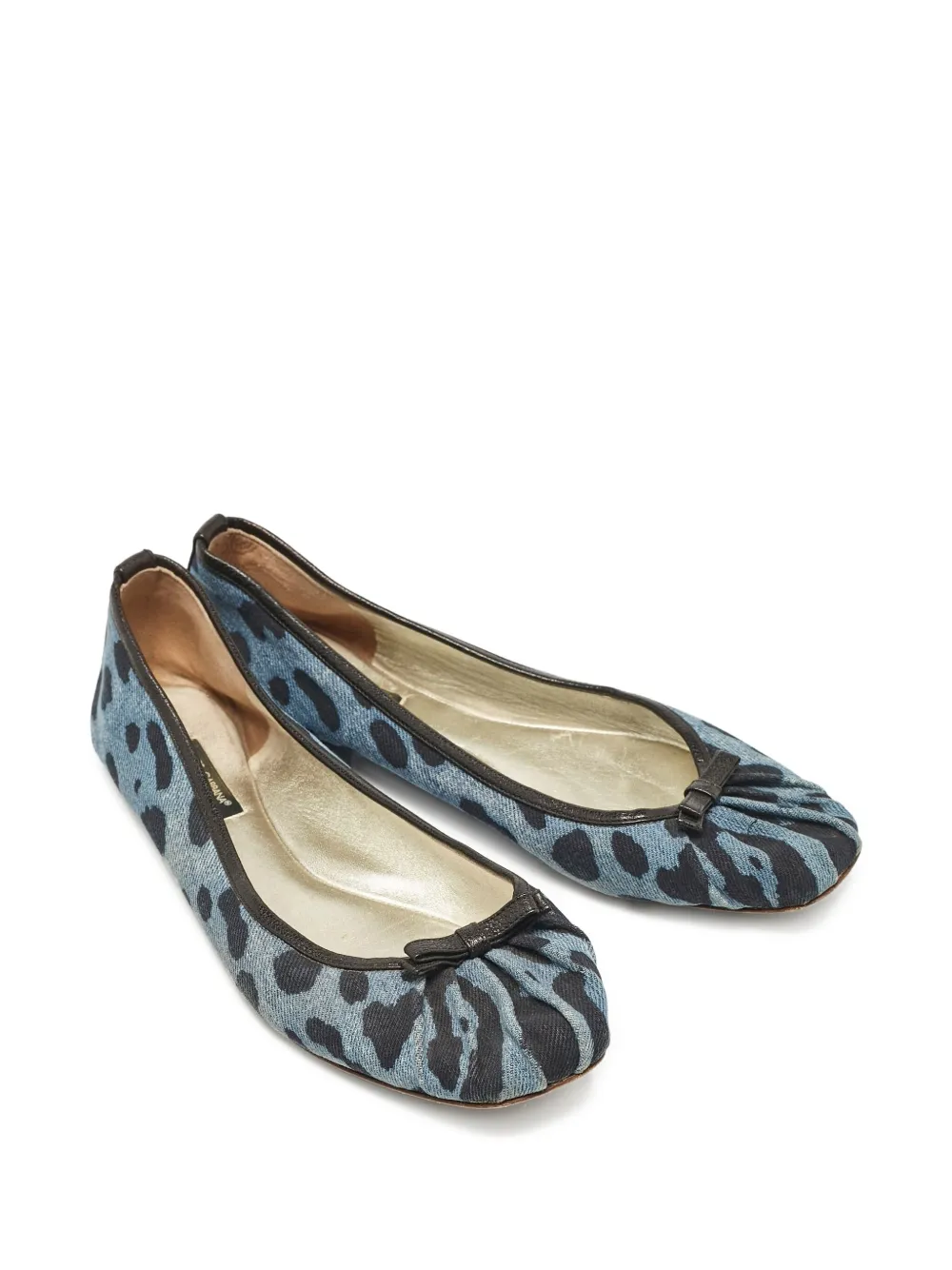 Dolce & Gabbana Pre-Owned leopard-print ballet flats | Image 2