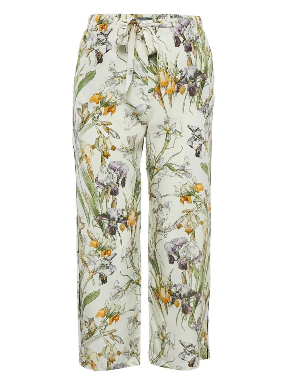 Alexander McQueen Pre-Owned floral-print trousers | White | Image 1