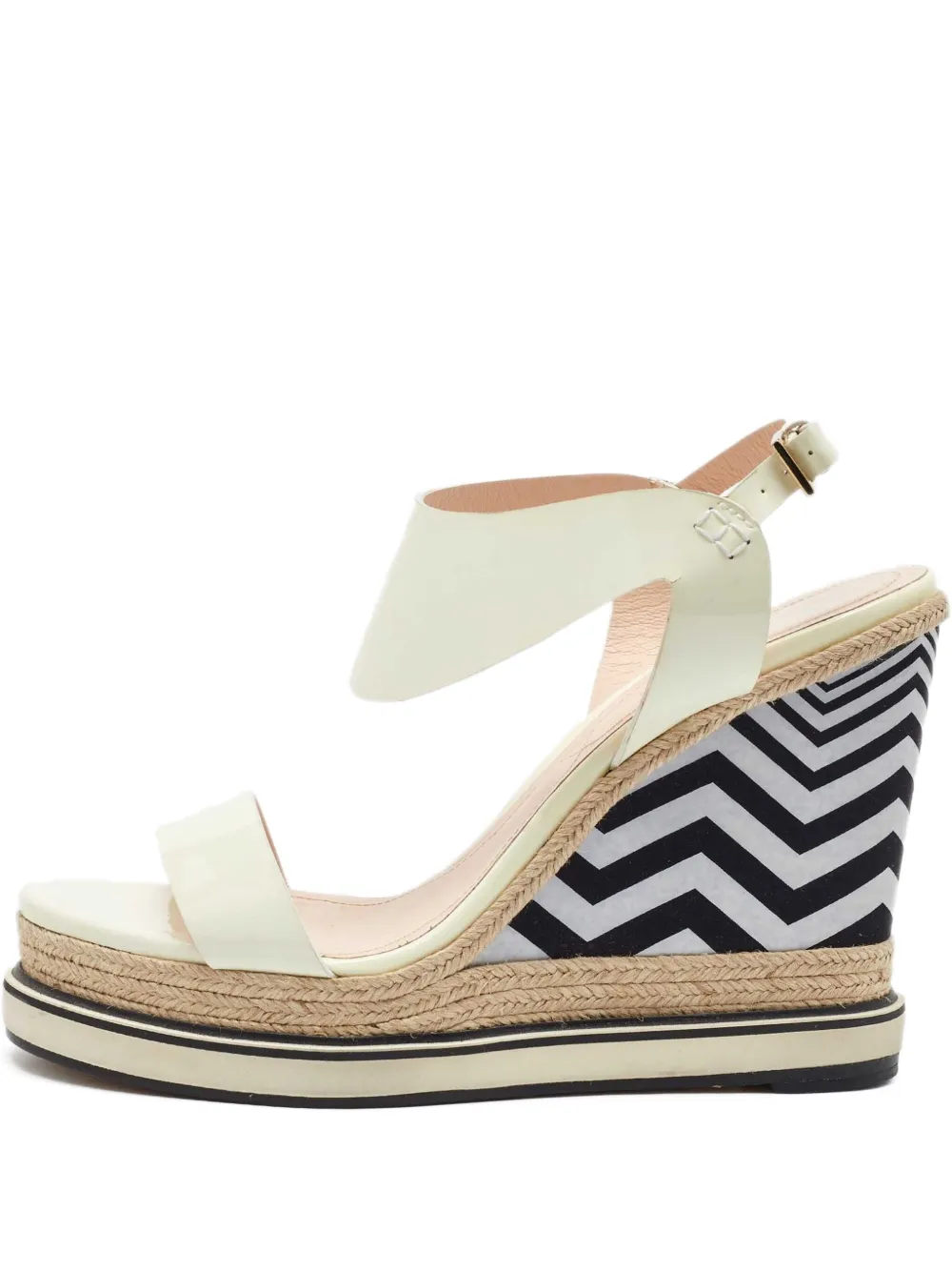 Nicholas Kirkwood espadrilles pre-owned 120 mm en cuir | blanc | Image 1