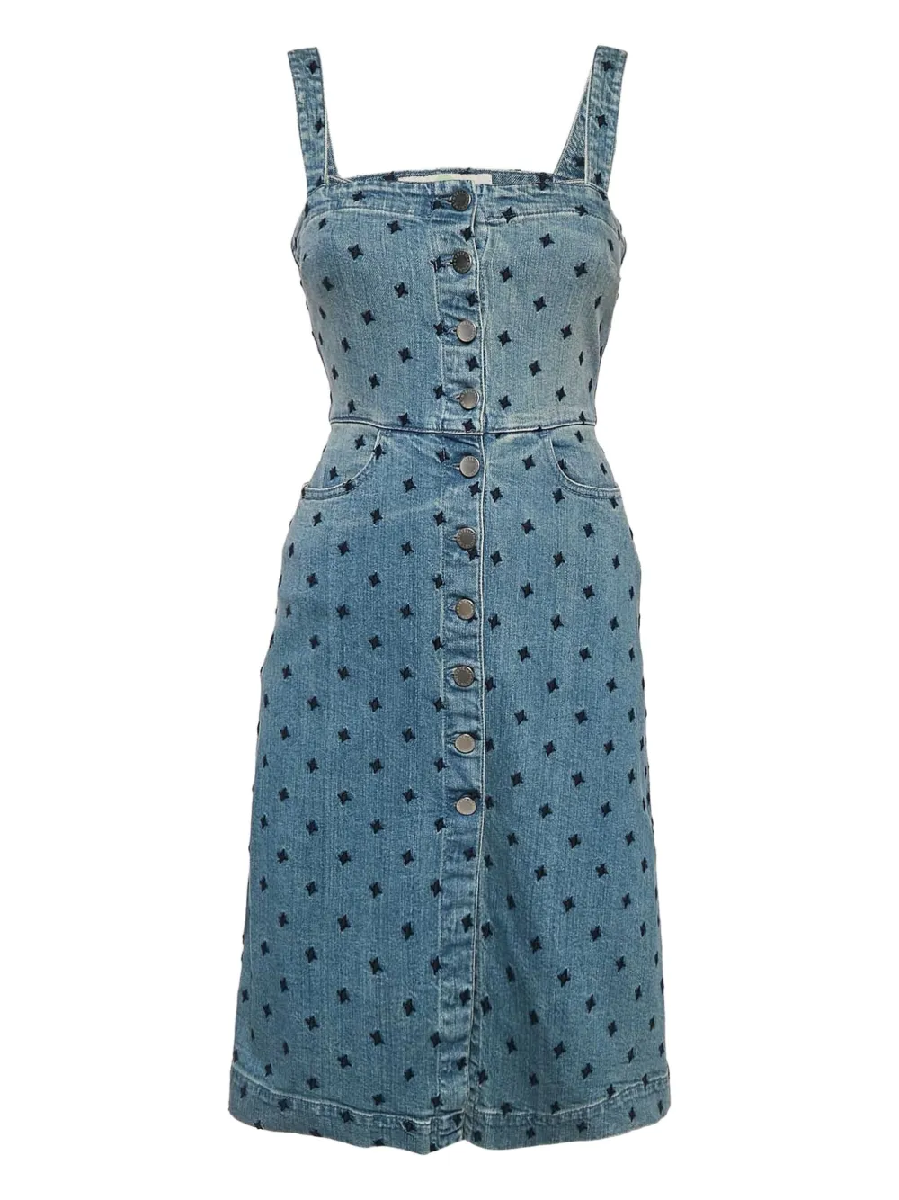 Stella McCartney Pre-Owned star-embroidered dress | Blue | Image 1