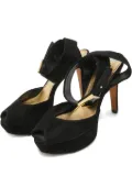 Louis Vuitton Pre-Owned 120mm suede platform pumps - Black