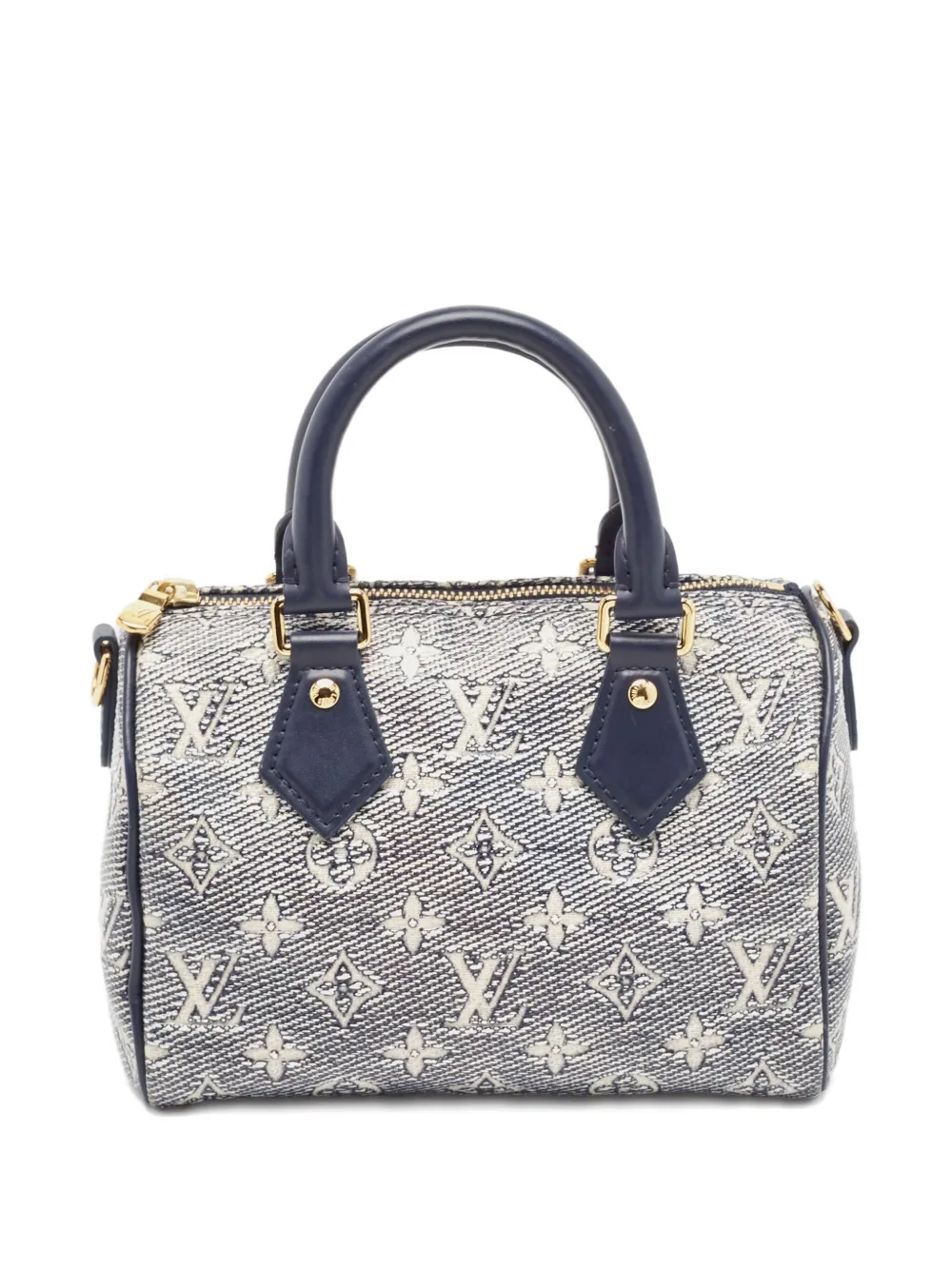Louis Vuitton Pre-Owned Speedy Bandoulière 20 monogram denim tote bag | Pre-Owned | Image 2