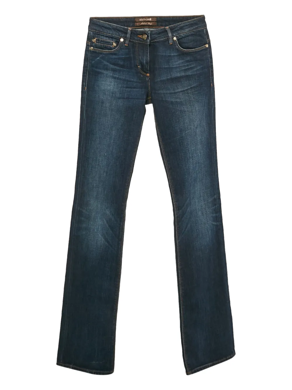 Roberto Cavalli Vintage pre-owned sequin-embellished jeans | Blue | Image 1