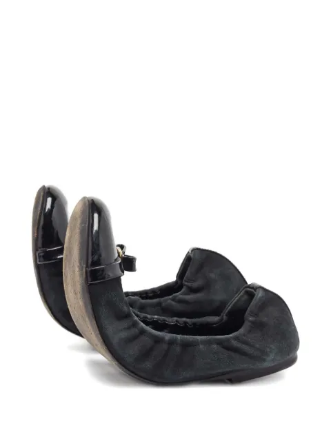 Louis Vuitton Pre-Owned 2024 suede ballet flats