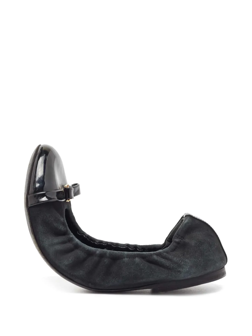Louis Vuitton Pre-Owned 2024 suede ballet flats - Schwarz