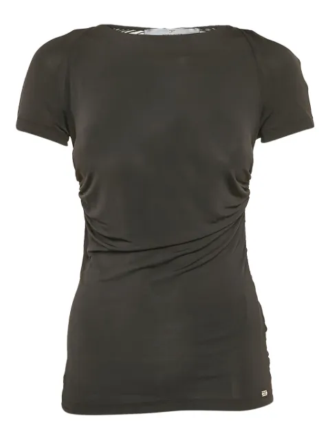 Elisabetta Franchi pre-owned ruched short-sleeve top