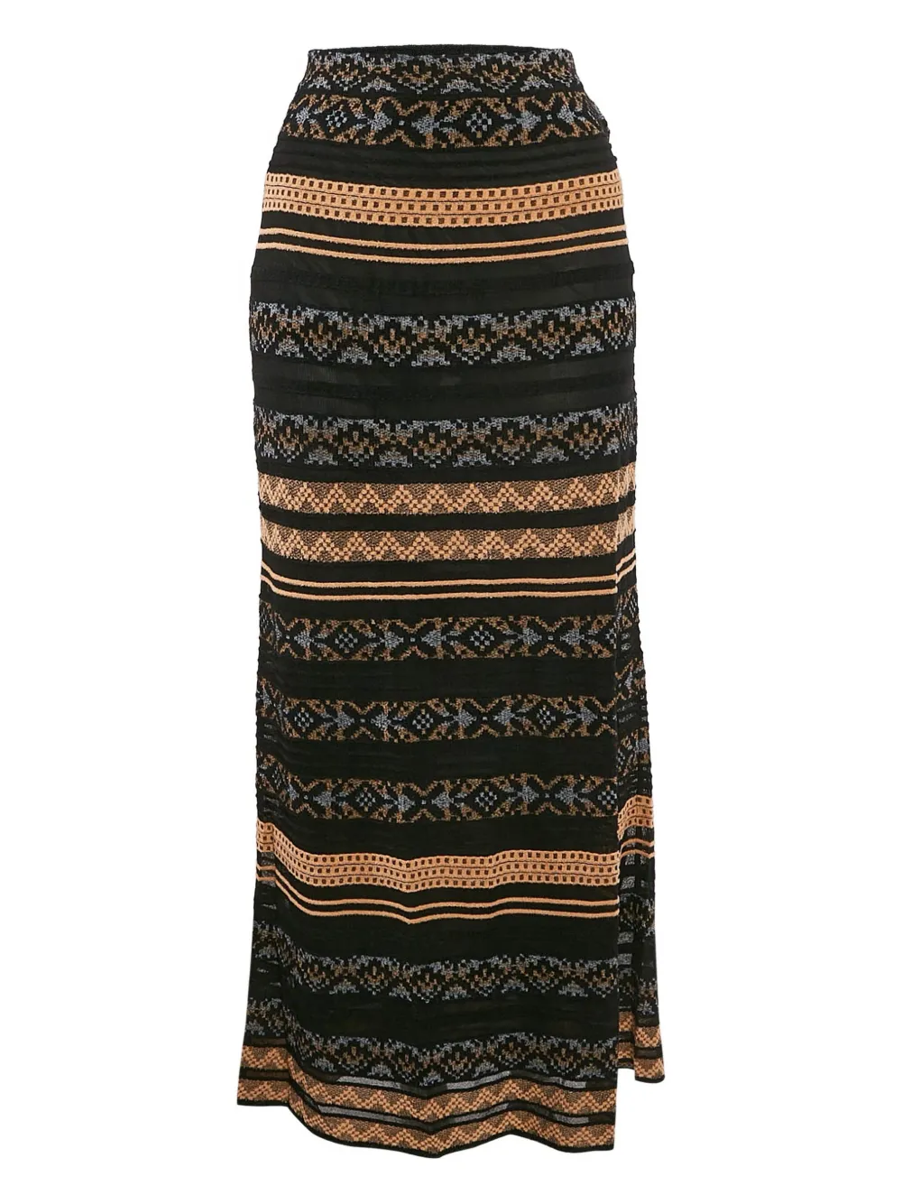 Missoni Pre-Owned striped skirt | Black | Image 1