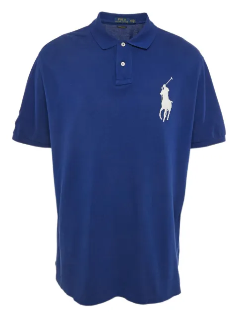 Polo Ralph Lauren Vintage playera tipo polo con motivo Polo Pony bordado