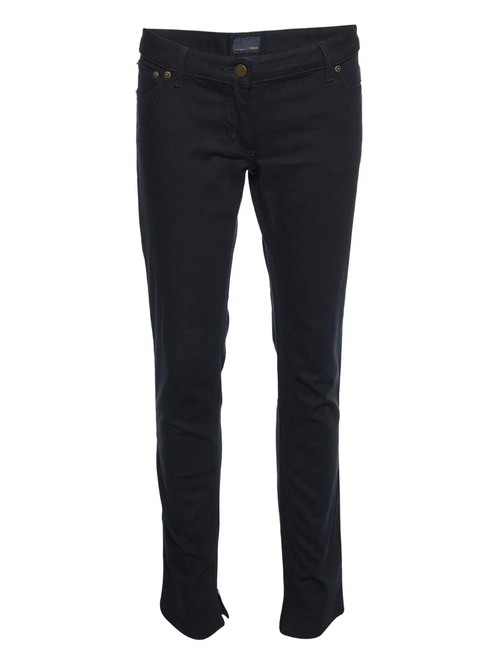 Fendi Pre-Owned Jeans con design a cinque tasche - Nero