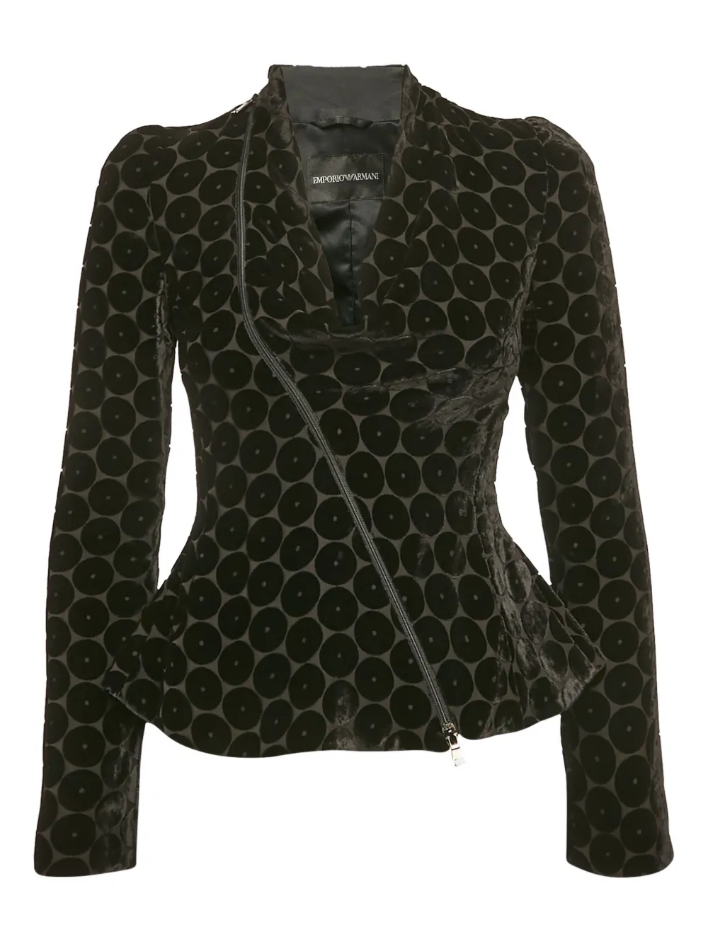 Emporio Armani Pre-Owned v-neck top | Black | Image 1