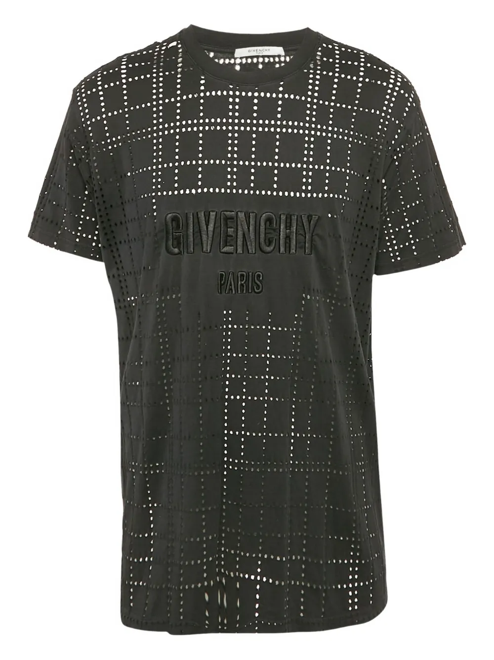 Givenchy Pre-Owned logo-embroidered T-Shirt | Black | Image 1