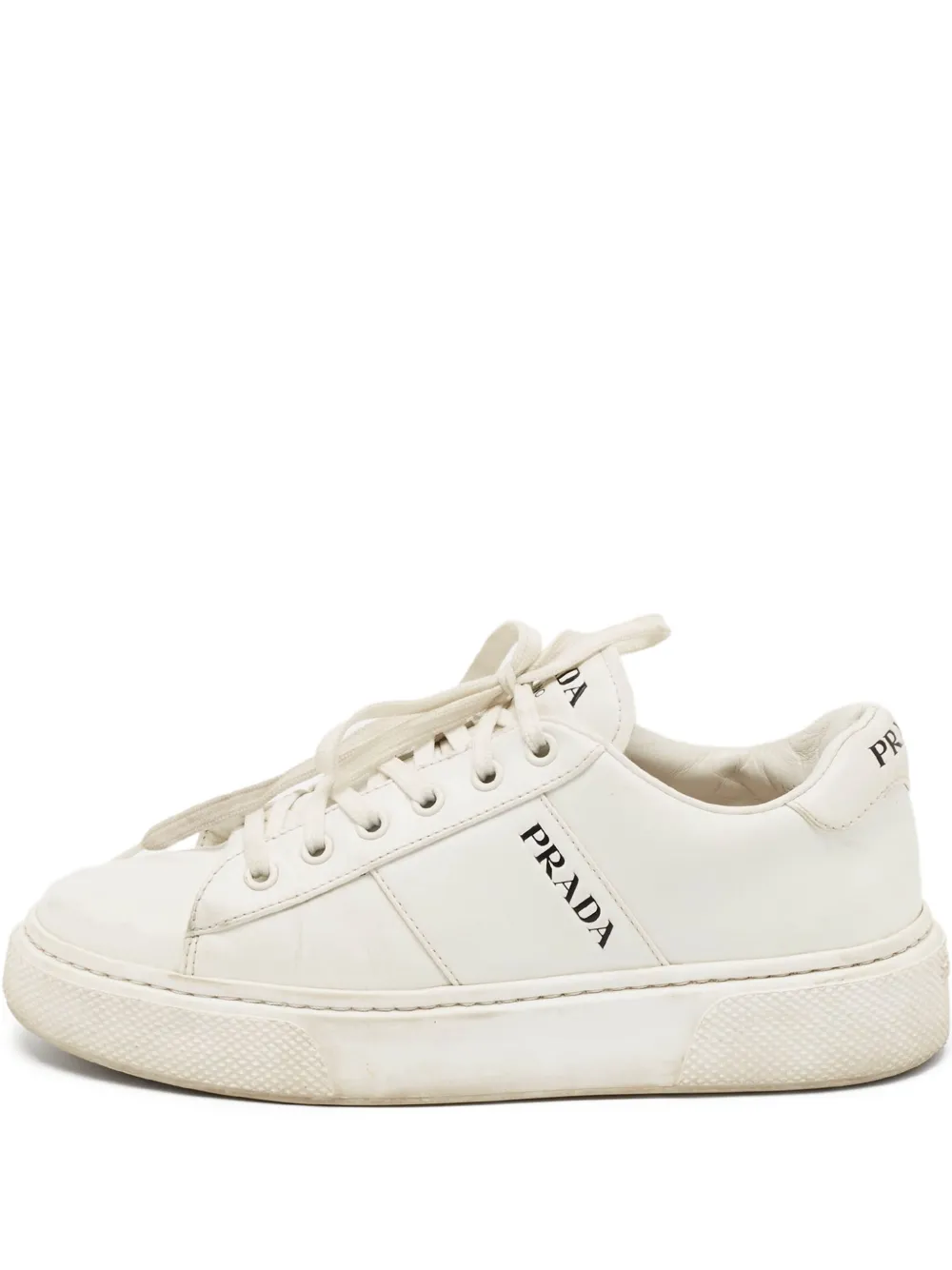 Prada Pre-Owned logo-print sneakers | White | Image 1