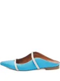 Malone Souliers pre-owned pointed-toe leather flats - Blue