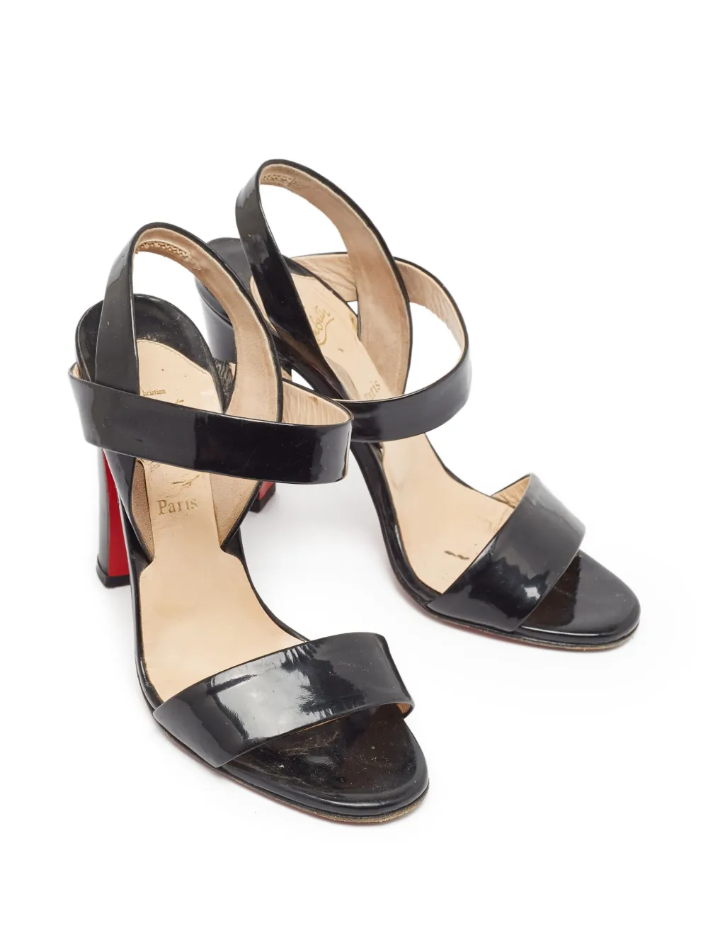 Christian Louboutin Pre-Owned sandalias Etrier con tacón 100mm | Image 2