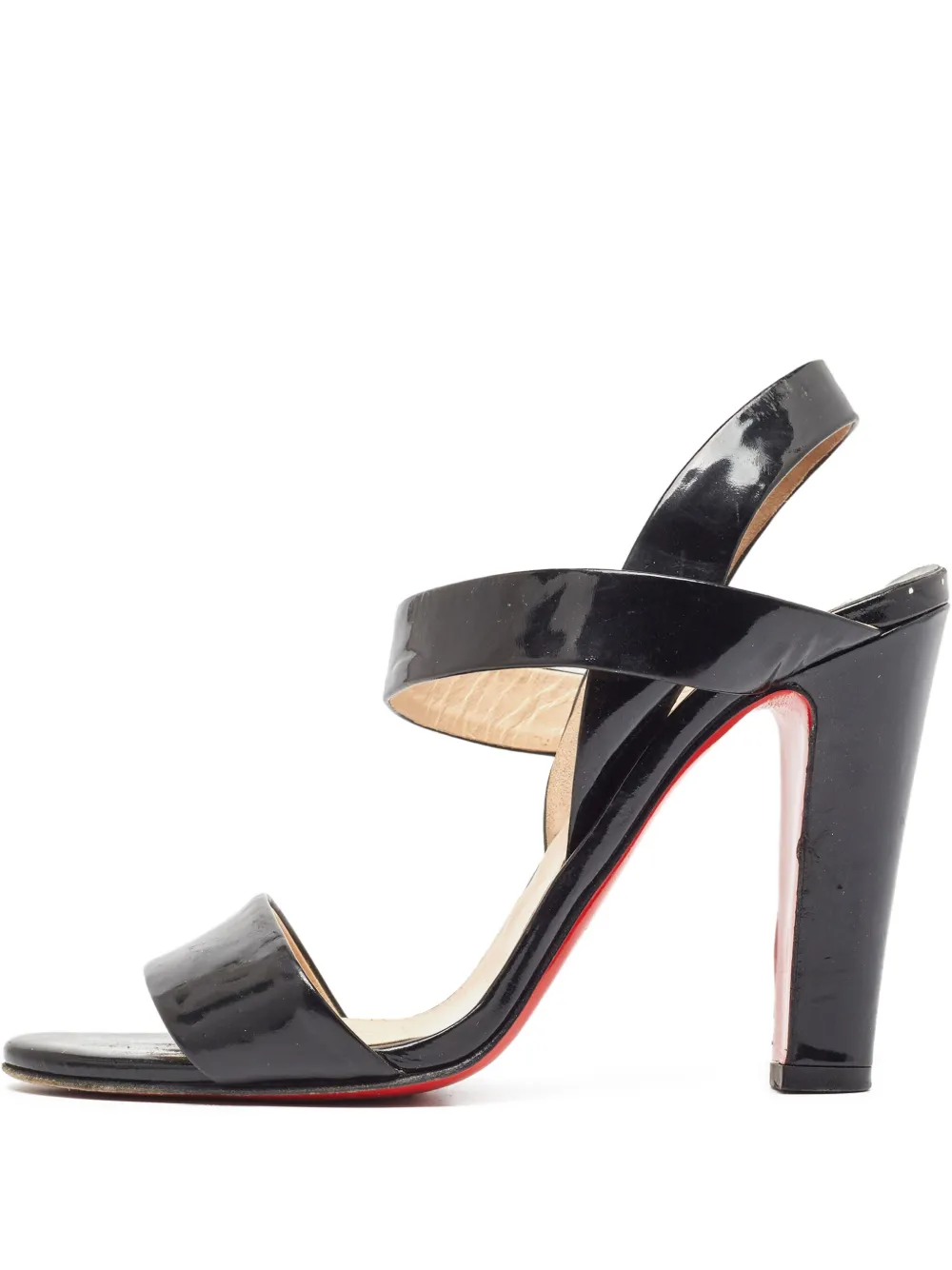 Pre-owned Christian Louboutin 100mm Etrier Sandals
