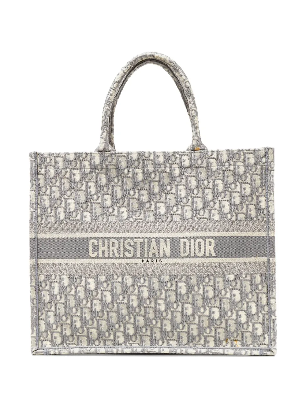 Christian Dior Pre-Owned Book Oblique tote bag - グレー Christian Dior Pre-Owned Book Oblique tote bag - グレー