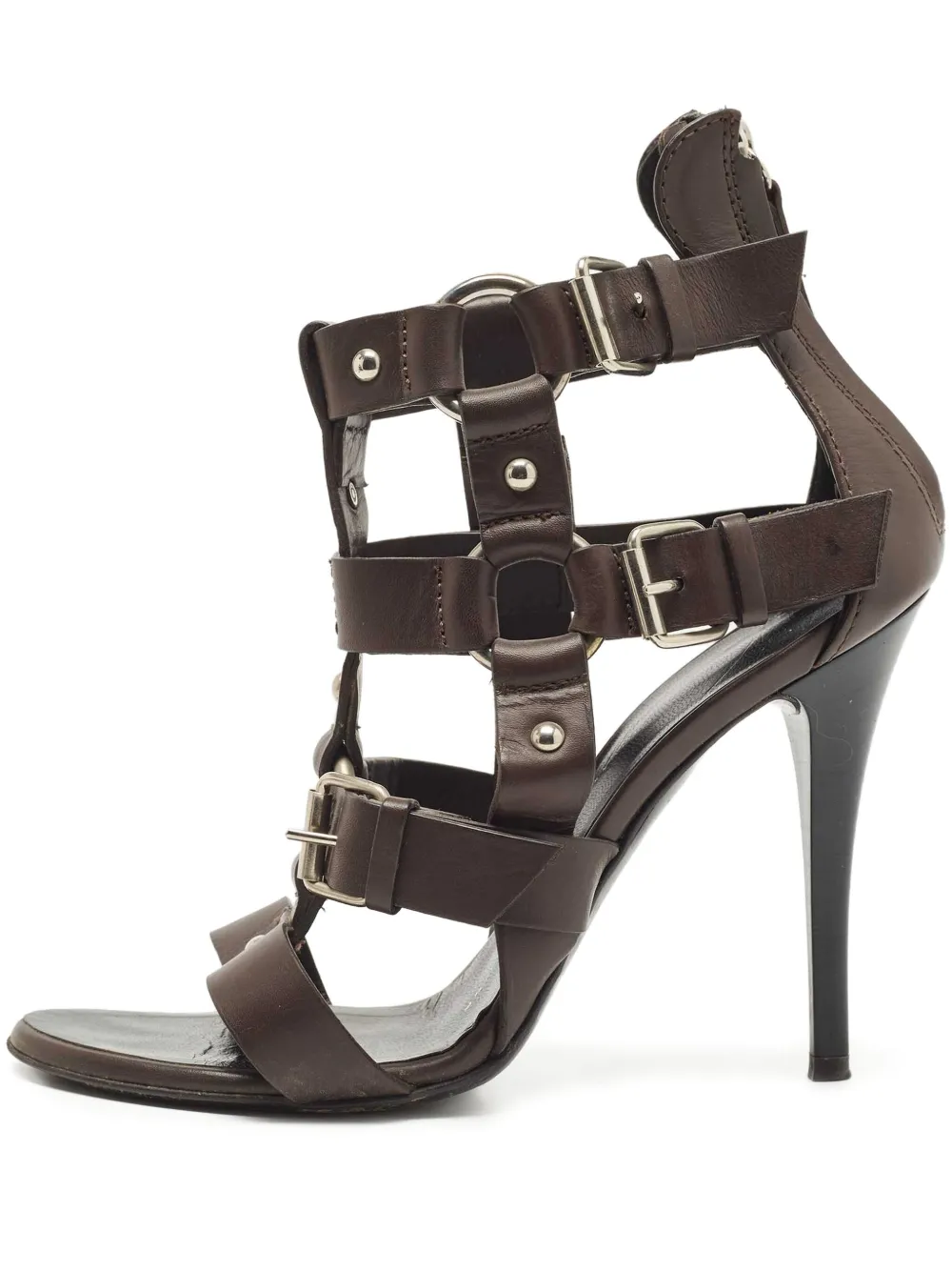 Giuseppe Zanotti Vintage pre-owned 110mm buckle-strap sandals | Brown | Image 1