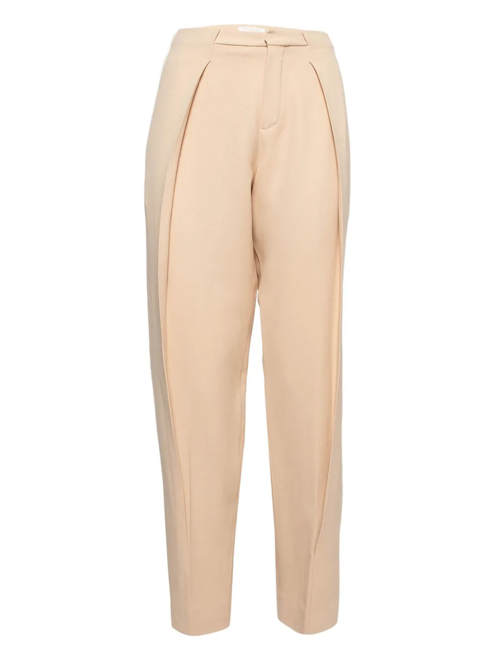 Chloé Pre-Owned Pantaloni plissé con righe laterali - Toni neutri