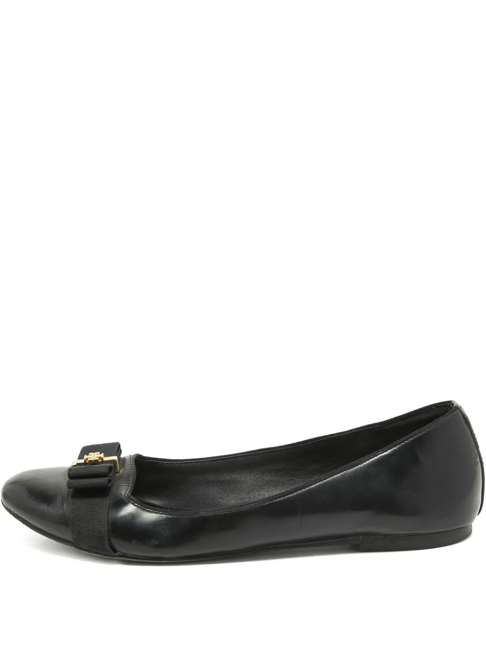 Tory Burch レザーフラットシューズ - ブラック Tory Burch レザーフラットシューズ - ブラック