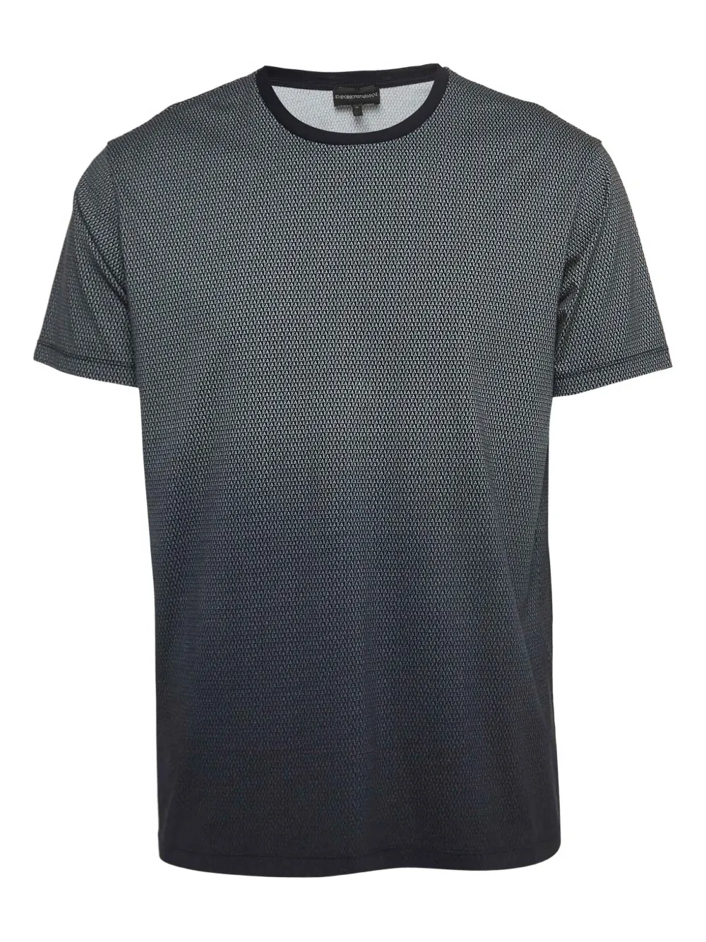 monogram-print geometric-pattern T-shirt