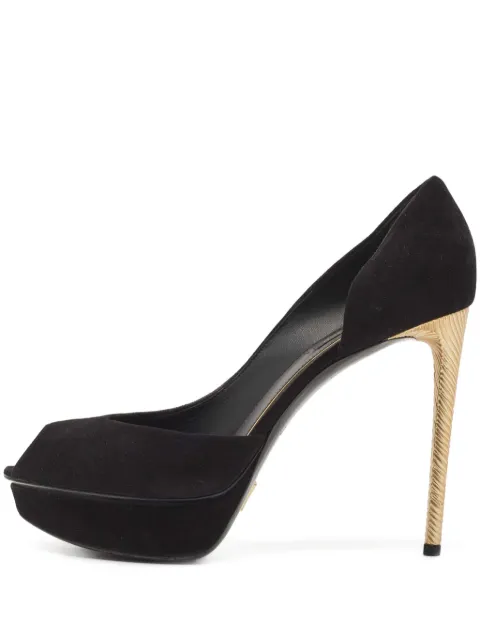 Louis Vuitton Pre-Owned 110mm suede pumps