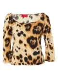Valentino Garavani Pre-Owned leopard-print top - Neutrals