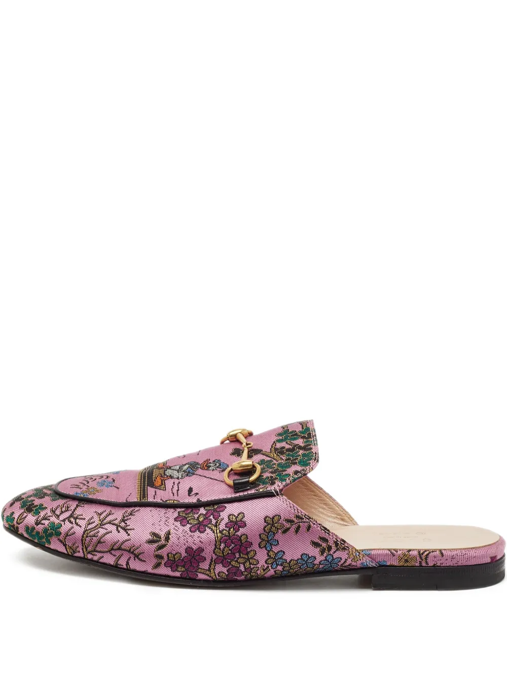 Gucci Pre-Owned x Disney 'Donald Duck' プリンスタウン ミュール - ピンク Gucci Pre-Owned x Disney 'Donald Duck' プリンスタウン ミュール - ピンク