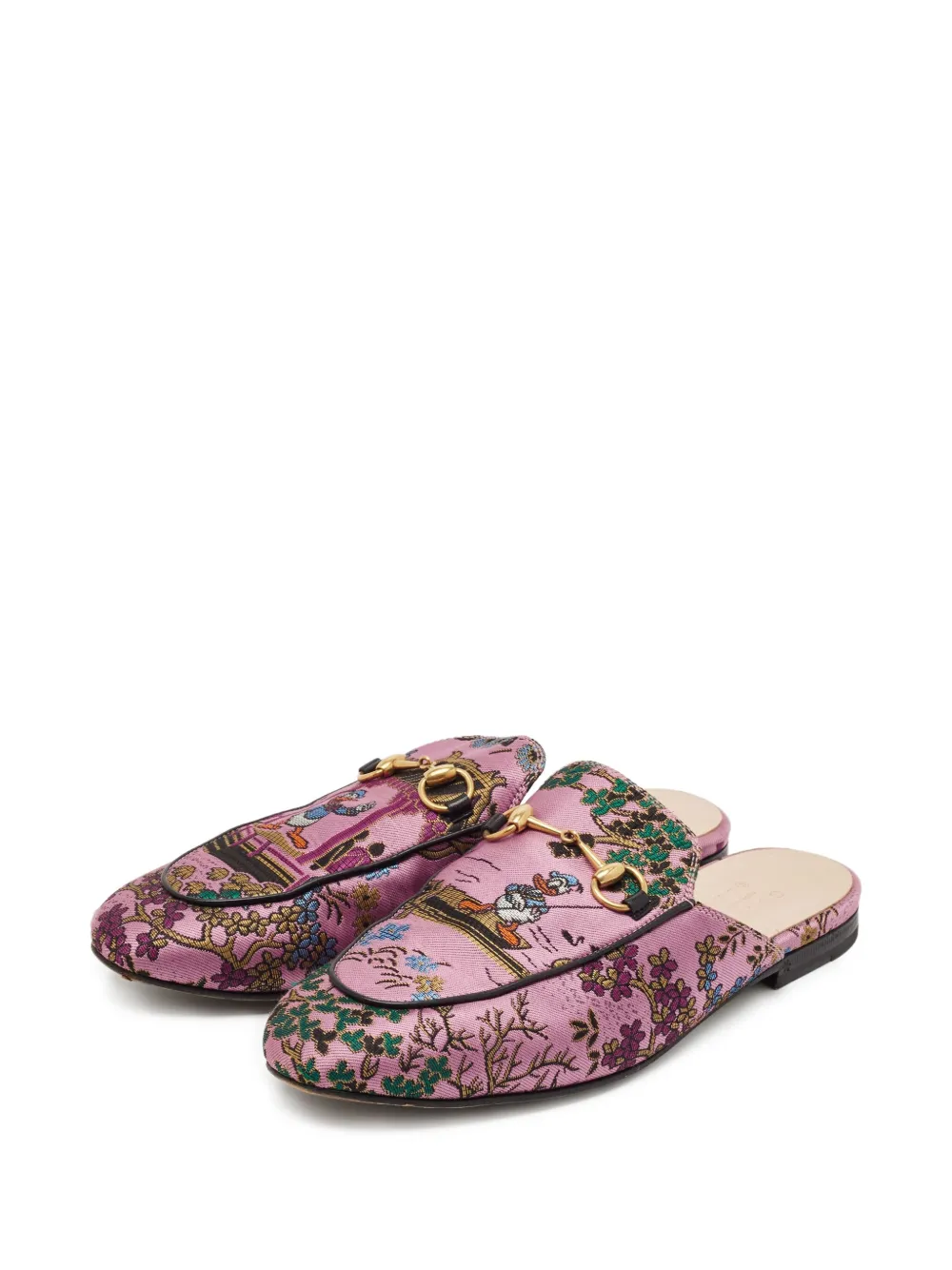 Gucci Pre-Owned x Disney Donald Duck Princetown mules | Image 2