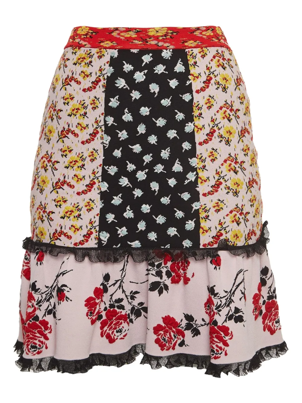 Alexander McQueen Pre-Owned jupe volantée à fleurs | Image 2