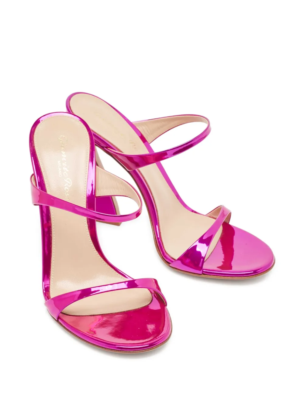 Gianvito Rossi Pre-owned 105 mm Aura sandalen met bandjes - Roze