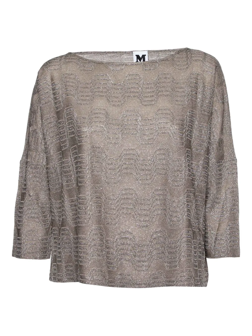 metallic-threading t-shirt
