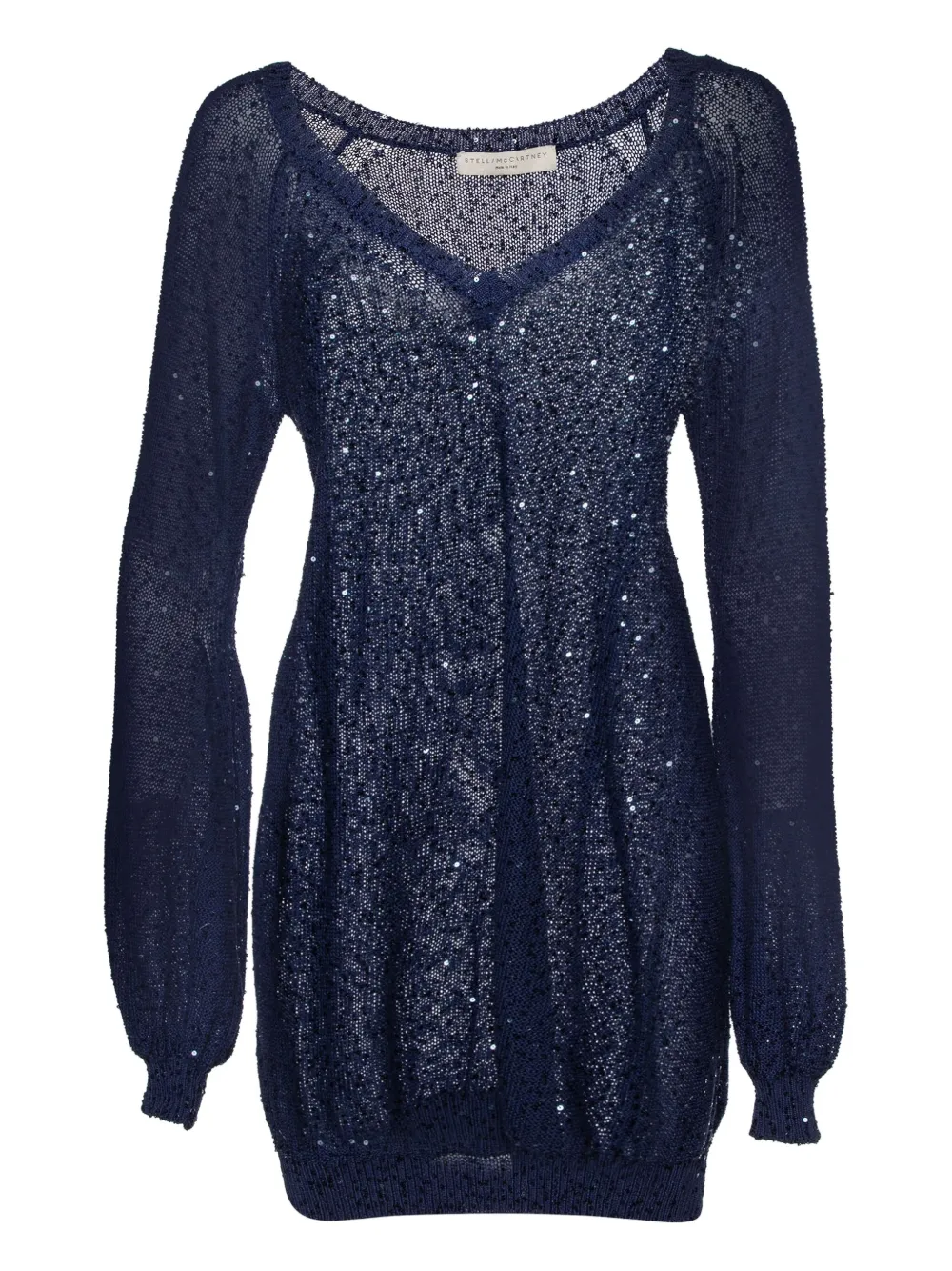 Stella McCartney Pre-Owned sequin-embellished top | Blue | Image 1