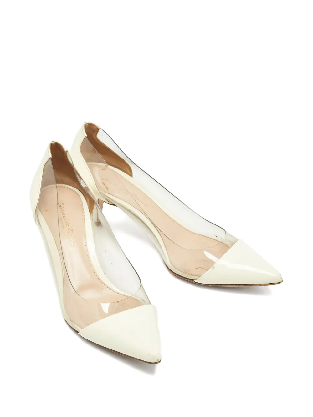 Gianvito Rossi ジャンヴィトロッシ エナメルレザークリアパネル Gianvito Rossi ジャンヴィトロッシ エナメルレザークリアパネル