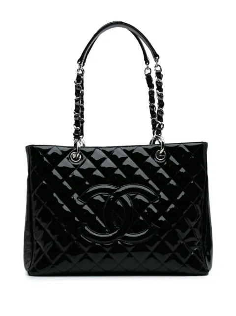 CHANEL Pre-Owned 2009-2010 Patent Grand Shopping tote bag