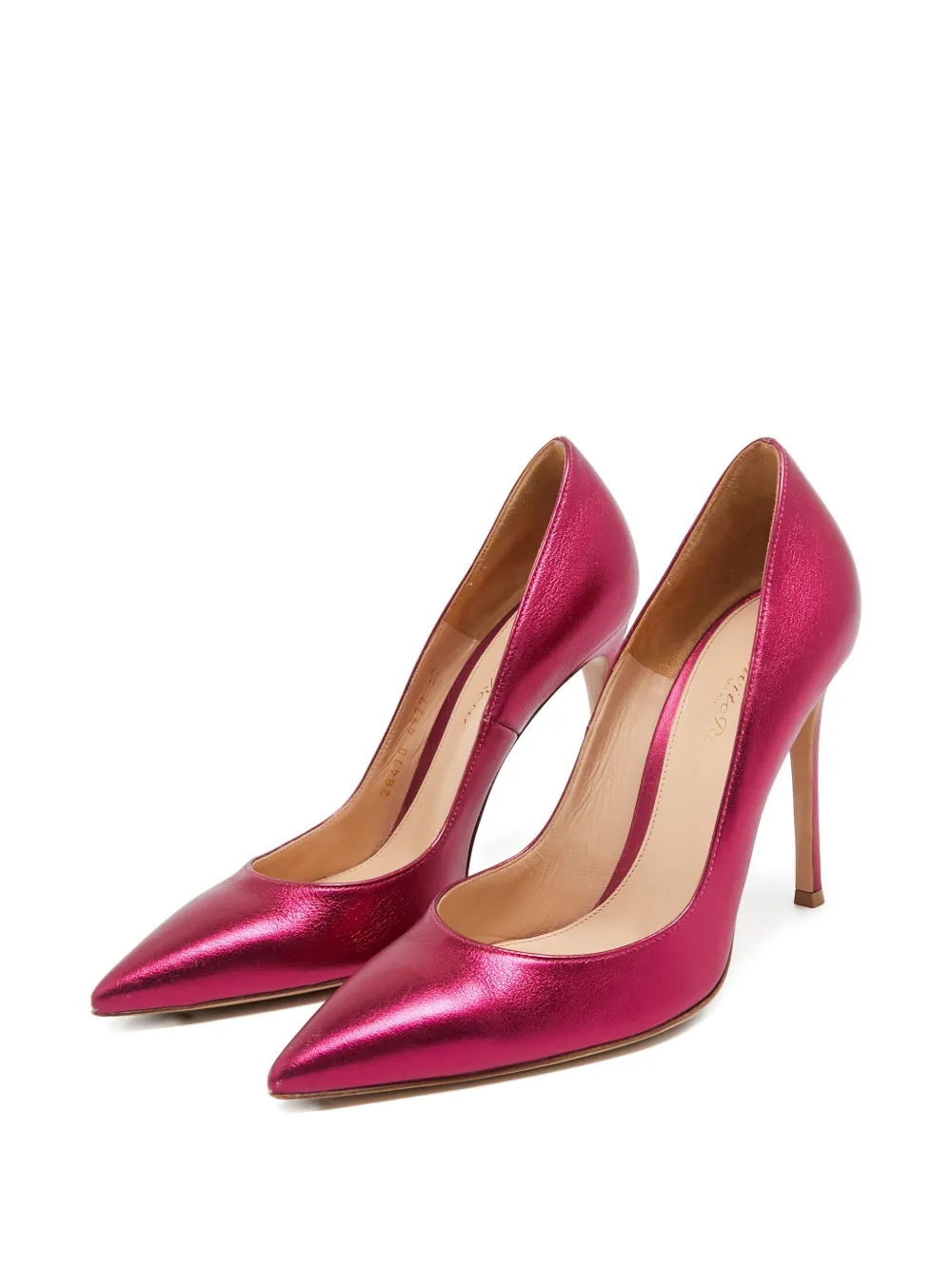 Gianvito Rossi 2024 Pumps im Metallic-Look 100mm | Image 2