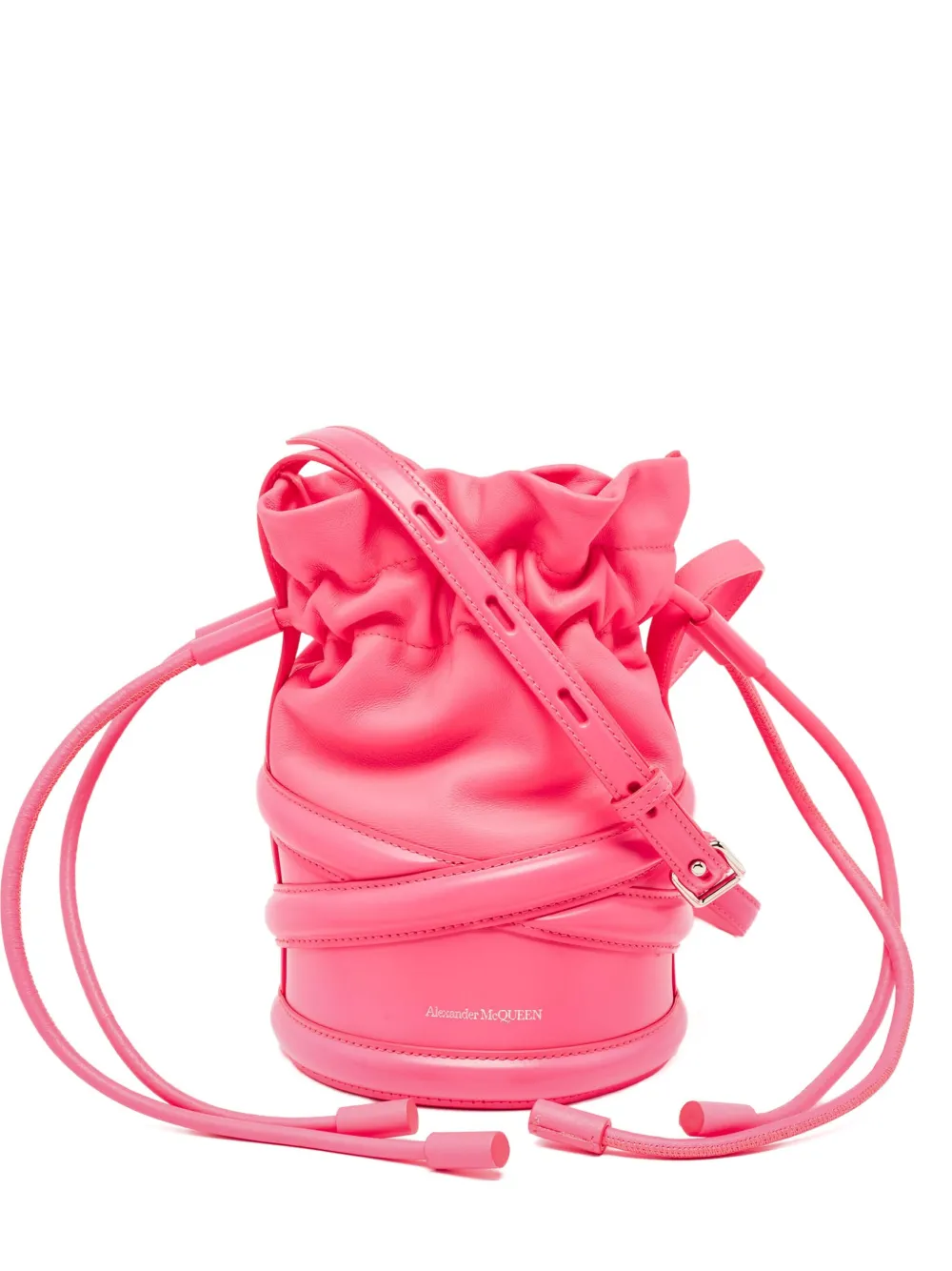 Alexander McQueen Pre-Owned The Curve bucket bag | Pink | Image 1