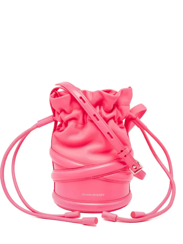 美品 Alexander McQueen バケットバッグ ショルダー バッグ Alexander McQueen Pre-Owned The Curve バケットバッグ | ピンク