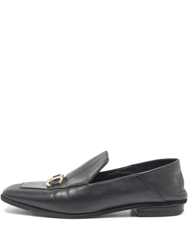 Ferragamo Pre-Owned レザーローファー | ブラック | FARFETCH JP