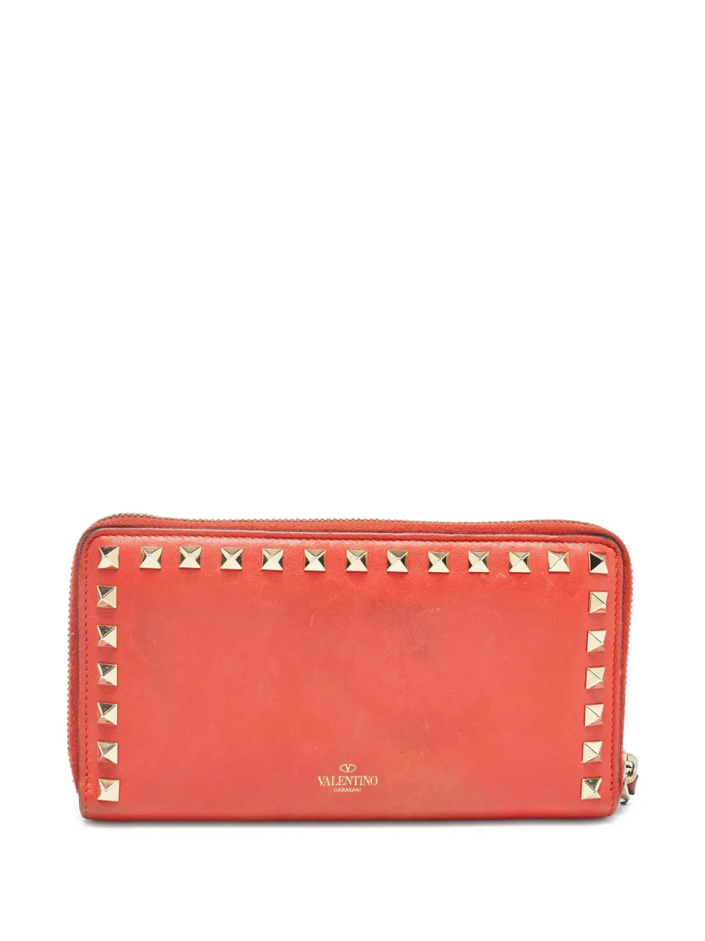 Valentino Garavani Pre-Owned cartera Rockstud | rojo | Image 1