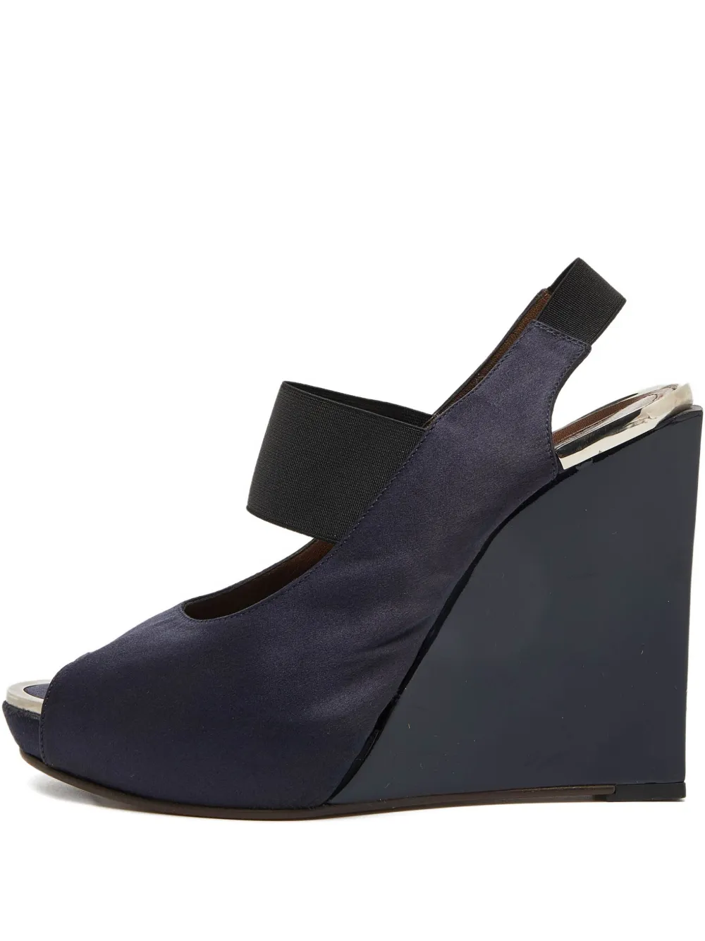 Pre-owned Marni 2023 Satin Wedge Shoes