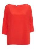 Missoni Pre-Owned silk boat-neck top - Red