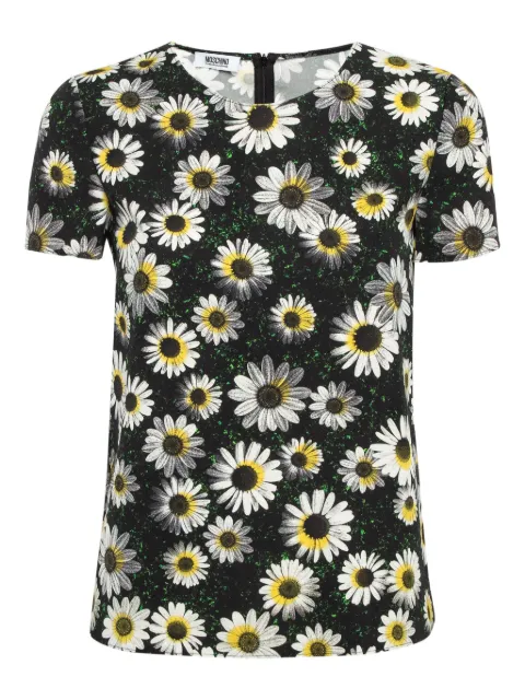 Moschino Pre-Owned floral-print short-sleeve T-shirt