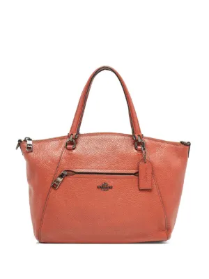 Coach Vintage Leather Satchel Bag | Brown | FARFETCH CA