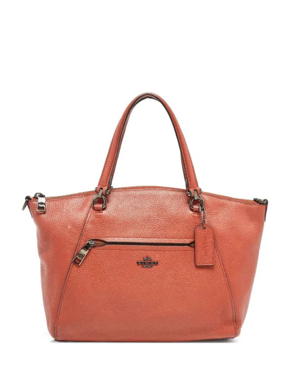 Coach Vintage Prairie Leather Tote Bag | Brown | FARFETCH ZA