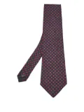 Ermenegildo Zegna Vintage polka-dot silk tie - Blue