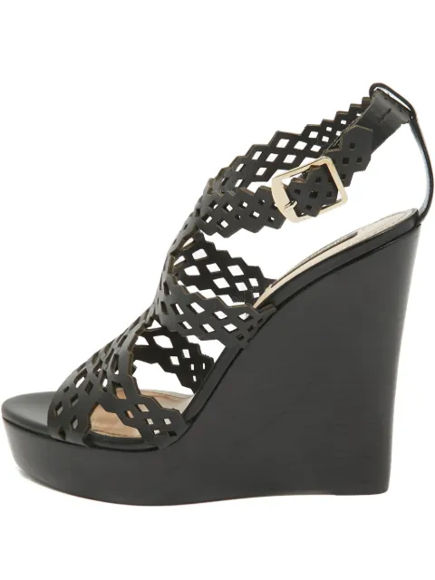 Roberto Cavalli 130mm cut-out platform wedge sandals