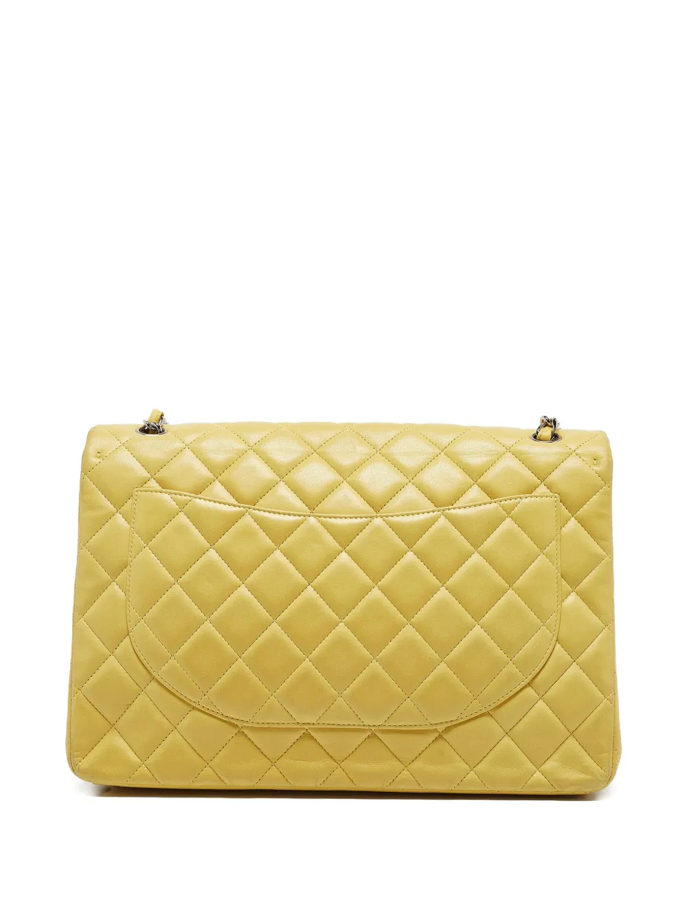 CHANEL Pre-Owned 2009-2010 Classic Flap Shoulder Bag | Yellow