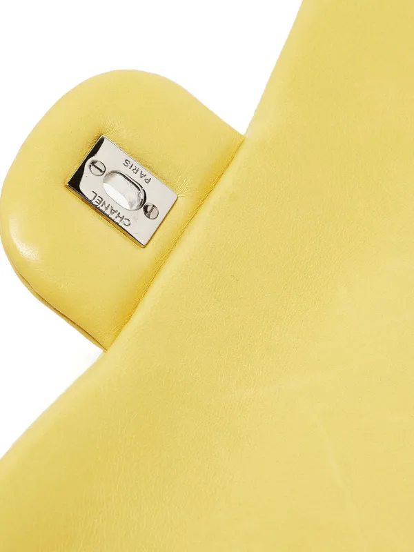 CHANEL Pre-Owned 2009-2010 Classic Flap Shoulder Bag | Yellow