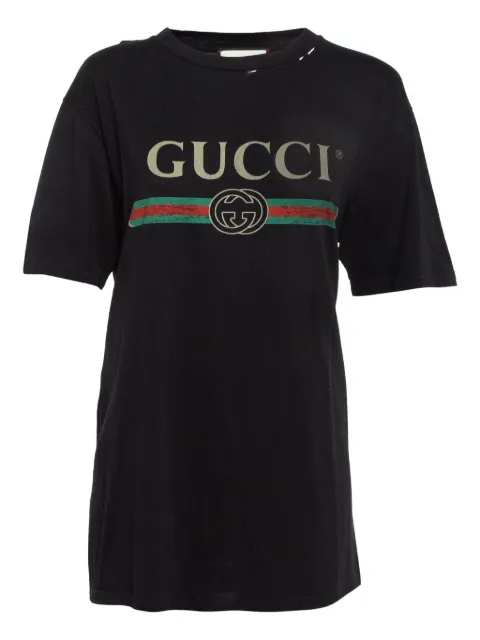 Gucci Pre-Owned logo-print T-shirt 