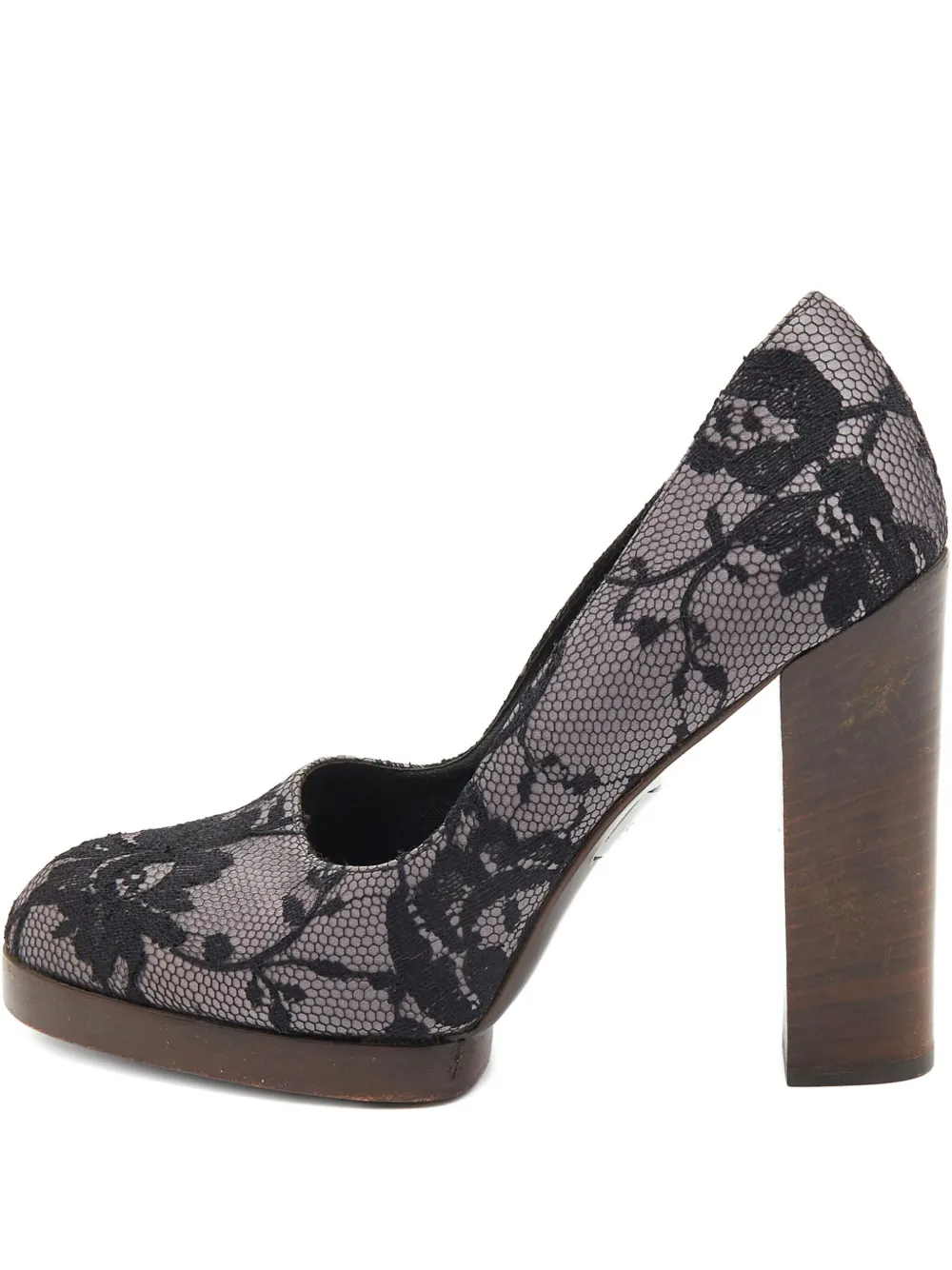 Gucci Pre-Owned 110mm leather heeled pumps | Black | Image 1